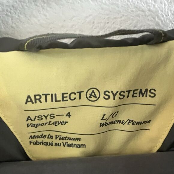 Artilect Systems A/SYS-4 Wool Insulated Full Zip Jacket Large Yellow Full Zip - Picture 5 of 12